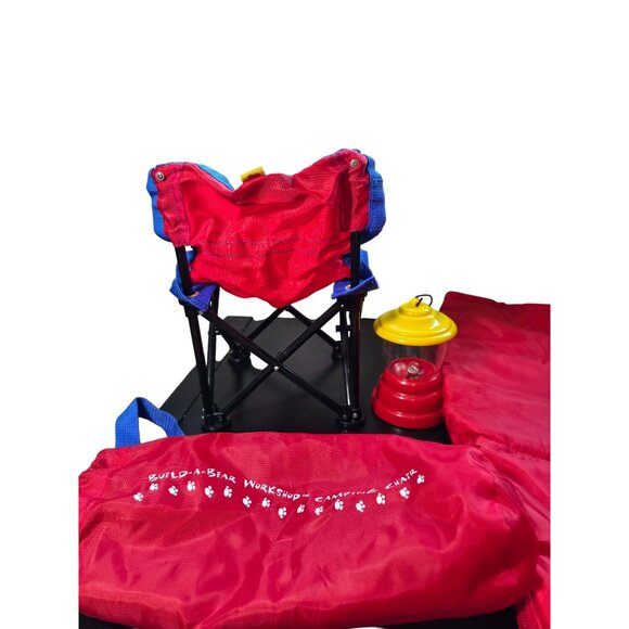 Build-A-Bear Camping Lot Chair Sleeping Bag Chair & Light - Picture 1 of 9